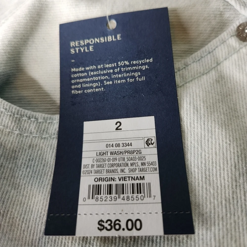 Women's Baggy Cloud Mid-Rise  90s Baggy Jeans - Universal Thread - Size 2